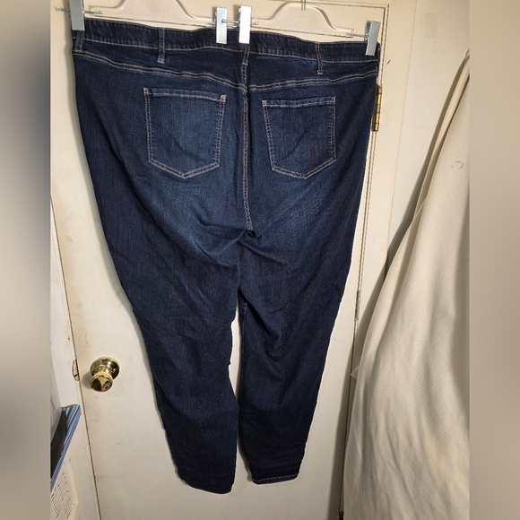 Torrid Sky High Skinny Premium Dark Denim Plus Size 30XTall - Picture 2 of 10